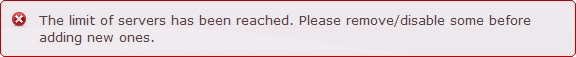 Error Message_Server Limits