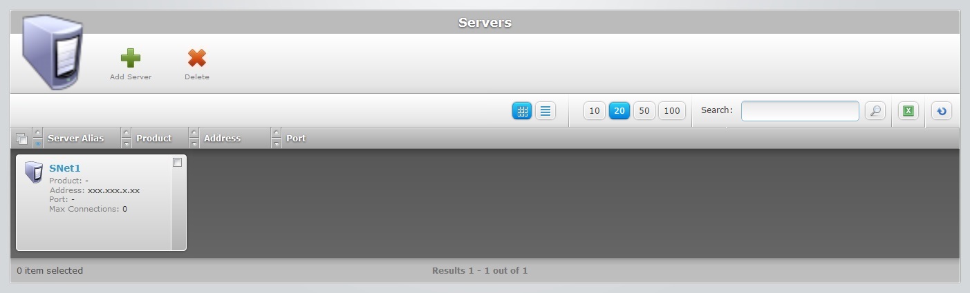Servers Page_non NCL Net server