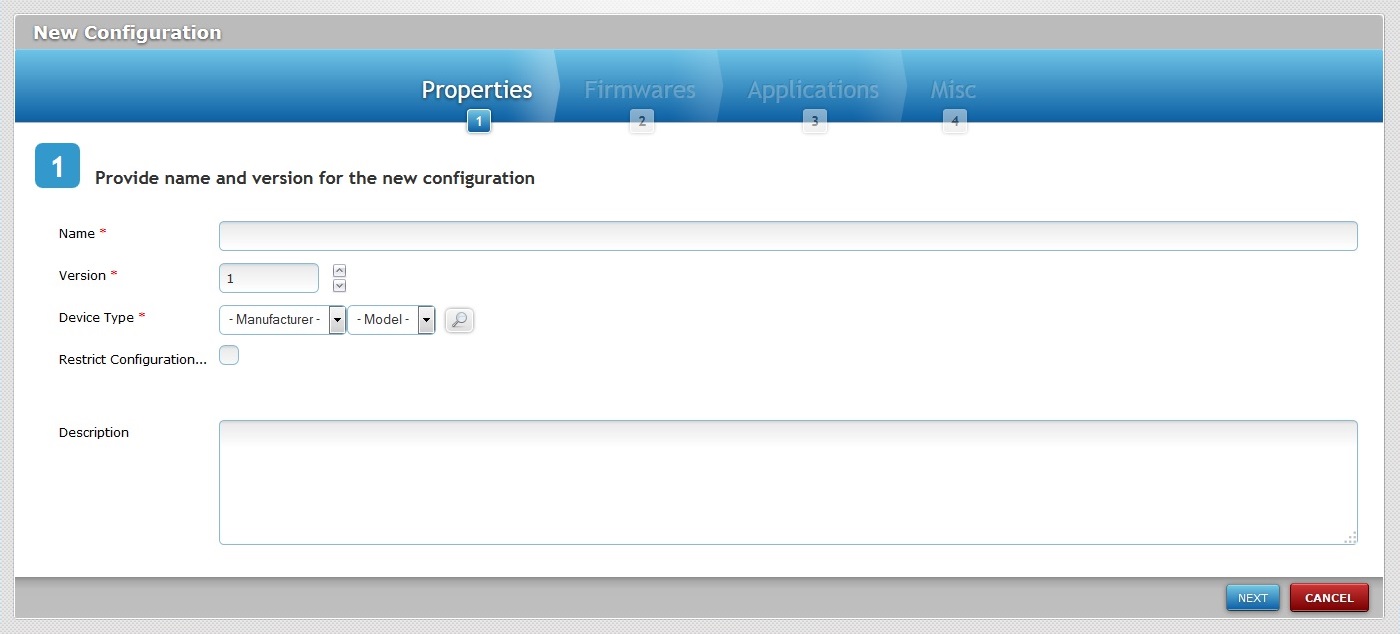 Site Configurations Add A