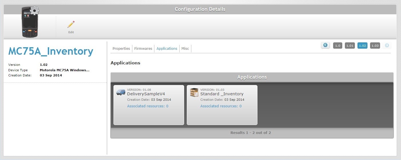 Site Configurations det4