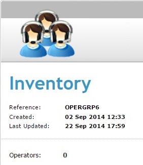 Operator Group Details Page Left Panel