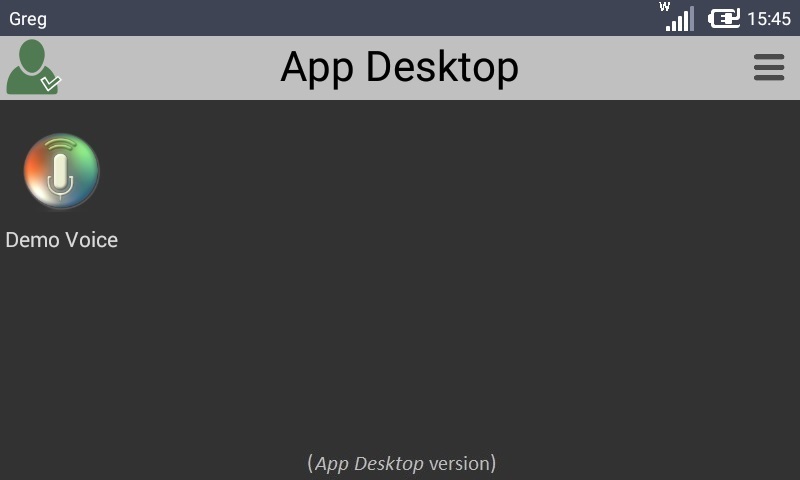 App Desktop Operator Logged In Landscape