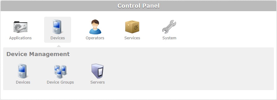 Site Control Panel_Devices