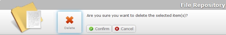 Delete File Confirmation