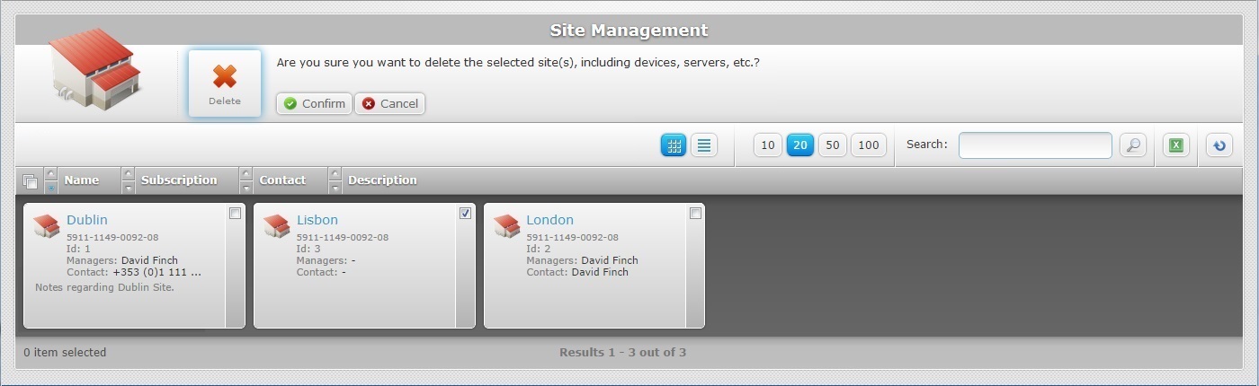 Delete Site Confirmation1