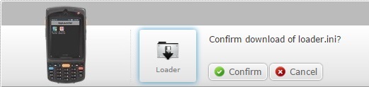 Loader Download Confirmation Dev Group Det