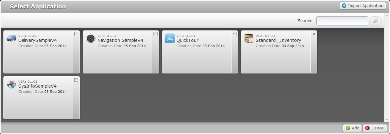 Select Application Window Result