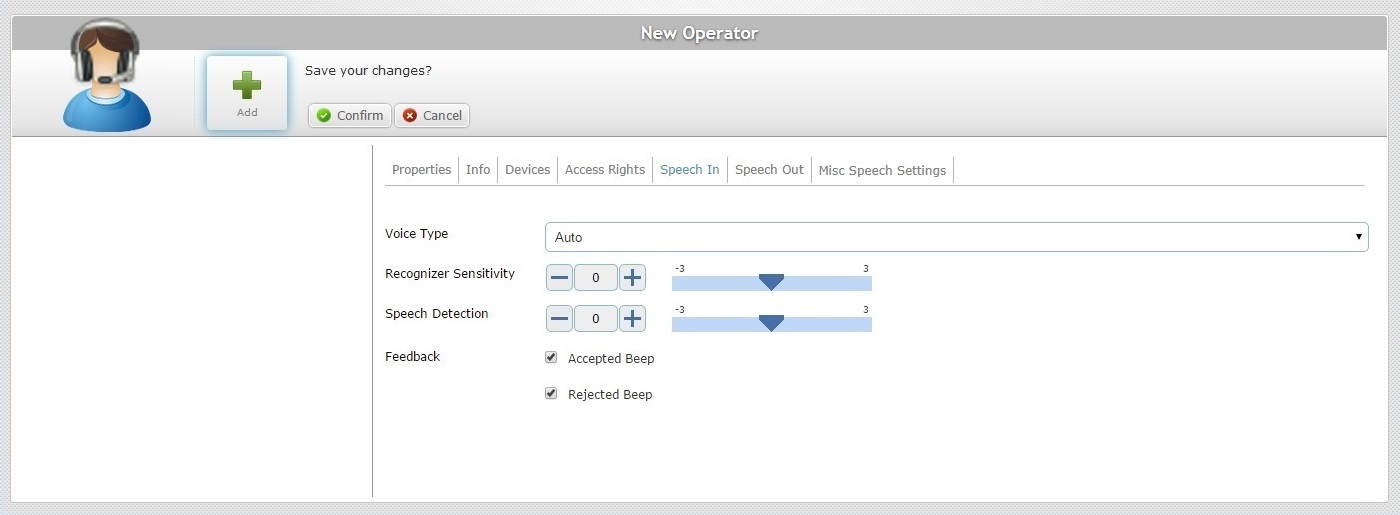 New Operator Speech In Tab Edit