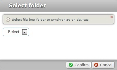 Device Group Details Select Folder