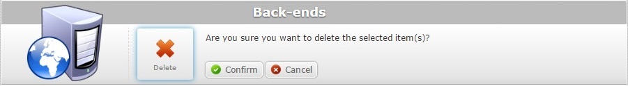 Back End Delete 2