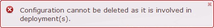 Site Configurations del error1