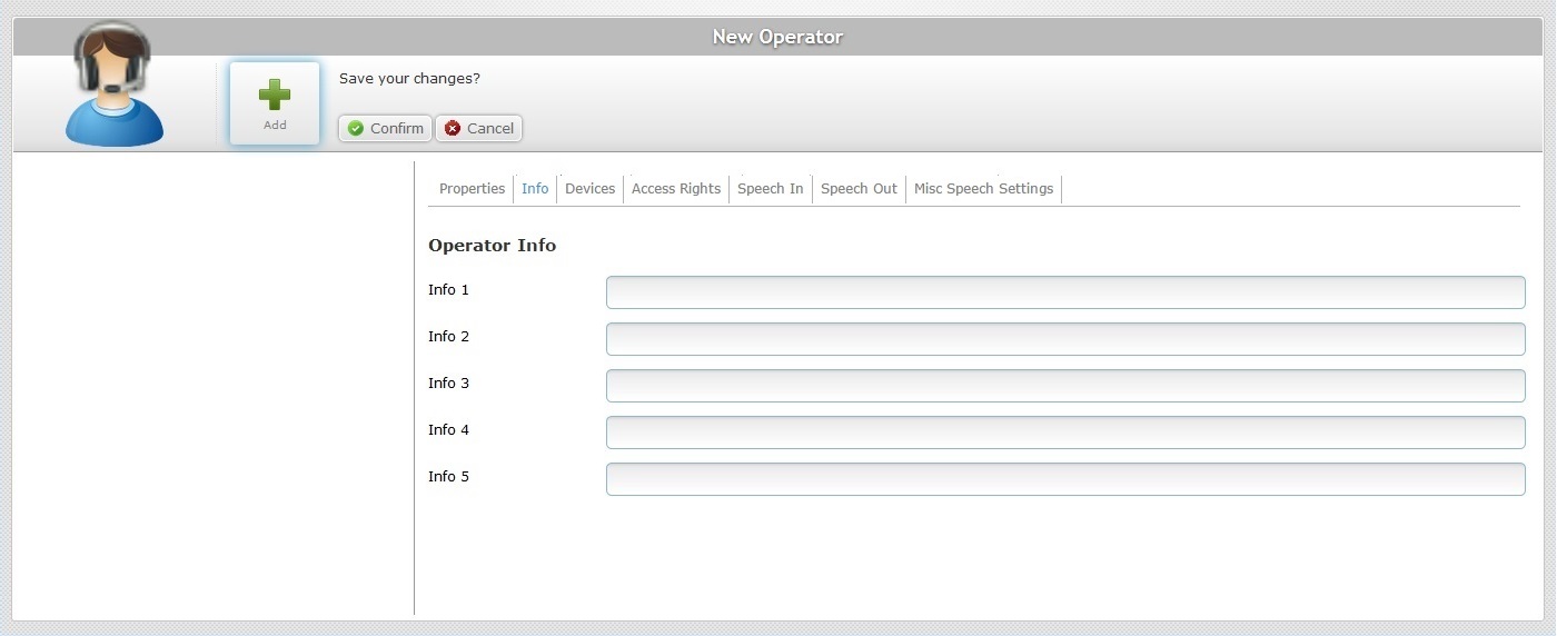 SM Copy New Operator Page Info Tab