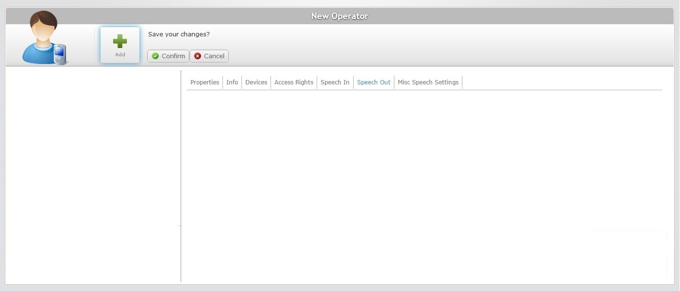 New Operator Speech Out Blank Tab Edit A
