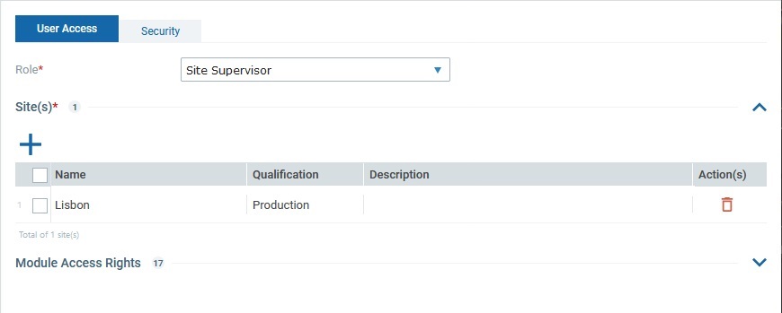 User Access Tab_Site Superviser01_SD