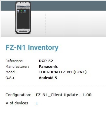 Device Group Details Page Left Panel0