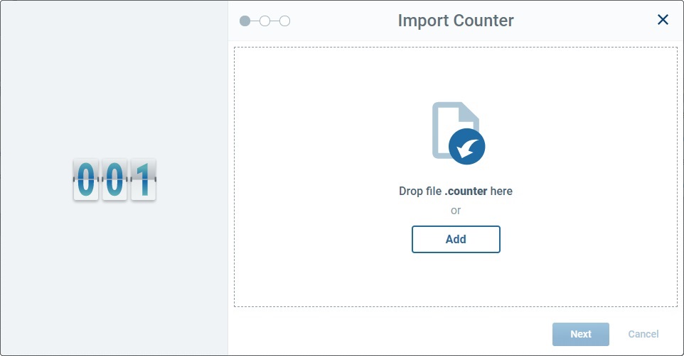 Counter import1