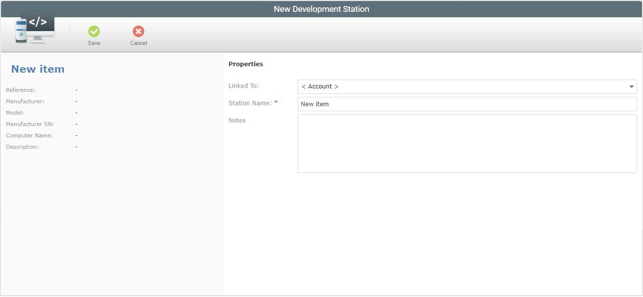 Account Add Development Station Page Edit2