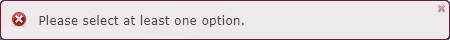 Configuration Error Message0