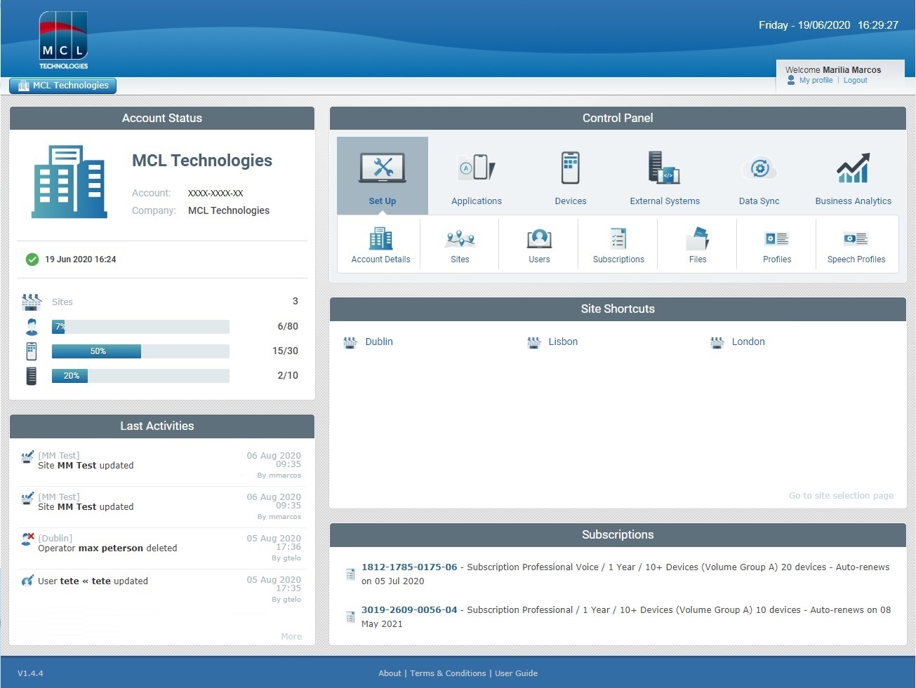 Admin Dashboard