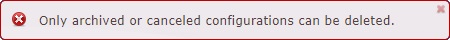 Site Deployments delete error3