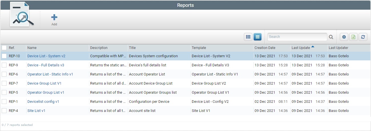 Reports Management_Page_List View2