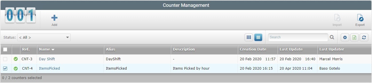 Counter export0