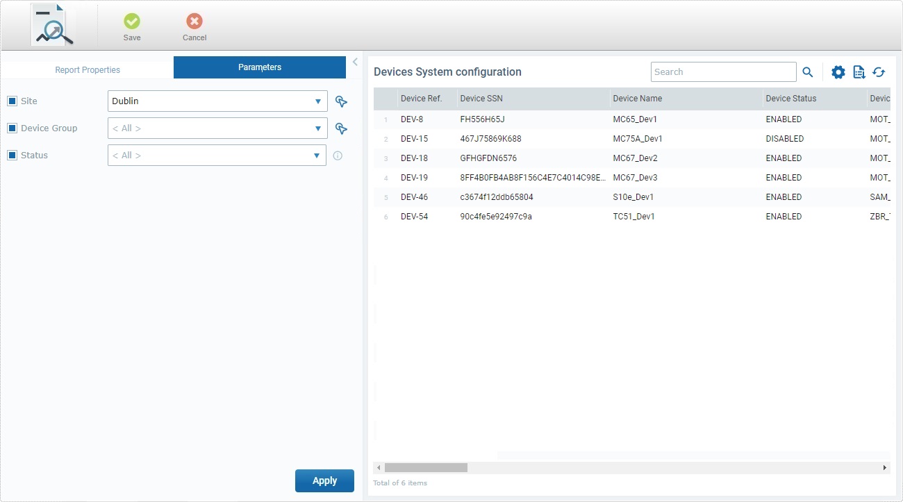 New Report_Page_Parameters Area Duplicating