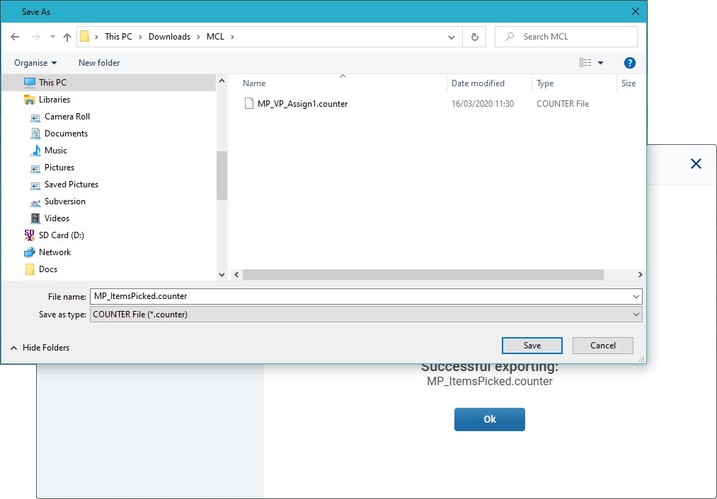 Counter export2