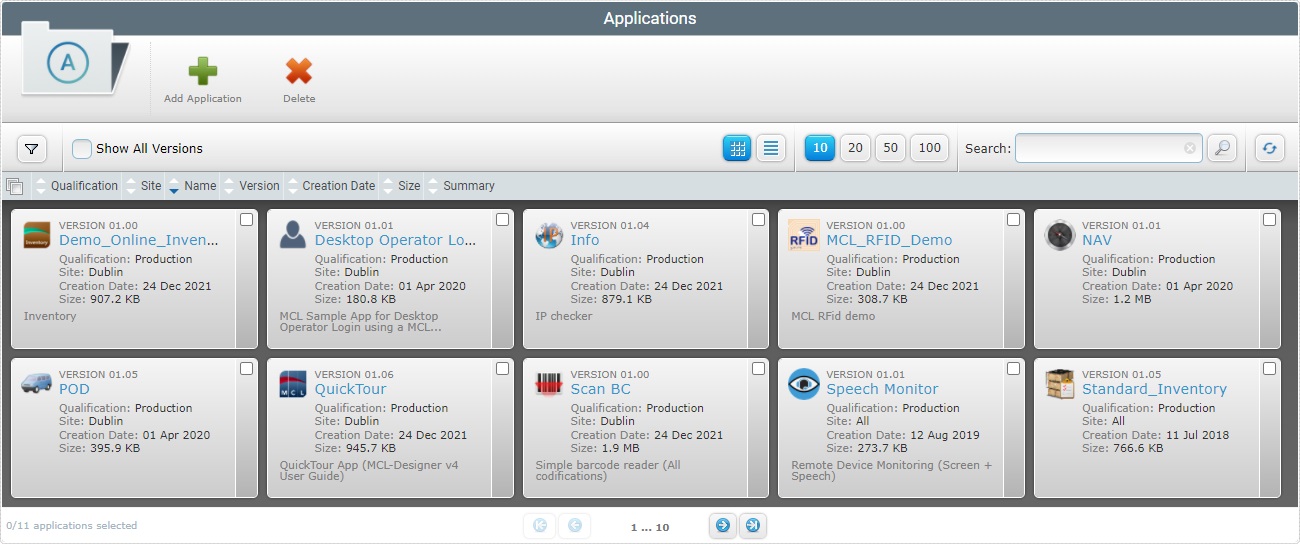 Site Applications0