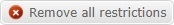 Remove all restrictions button