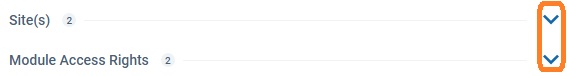 User Details_Section Arrows