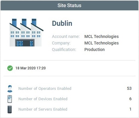 Site Info Section