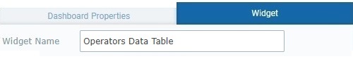Data Table Name_Operators Data Table