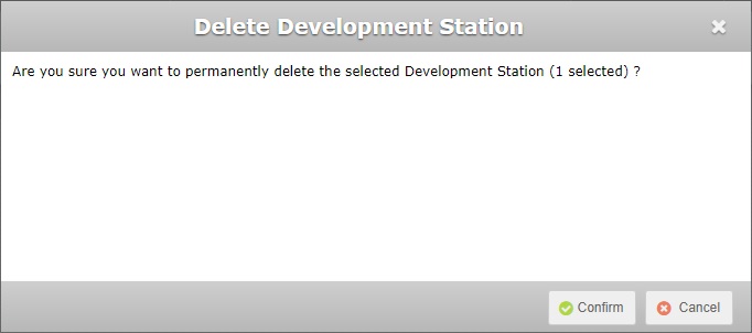 Site Delete Dev Station Confirmation1a