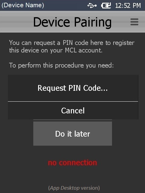 Pairing Error 2