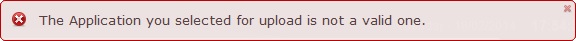 Error Message Invalid Zip File