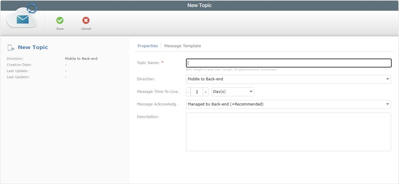 SD_Messagebox Add New Topic Page
