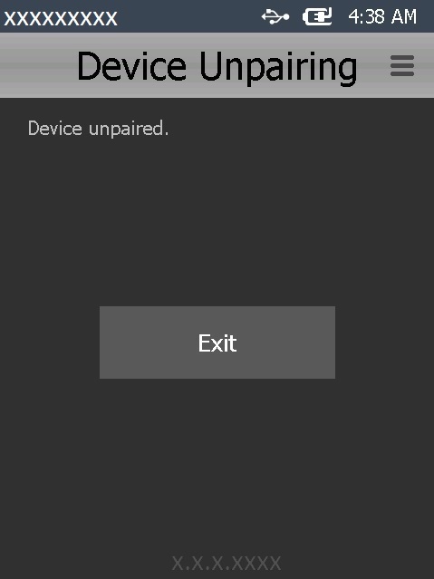 Unpairing WM 5