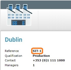 Site ref info