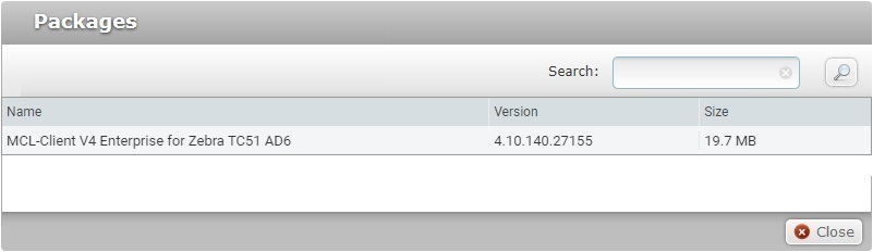 Packages Window0