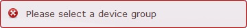 Deployment plan error message