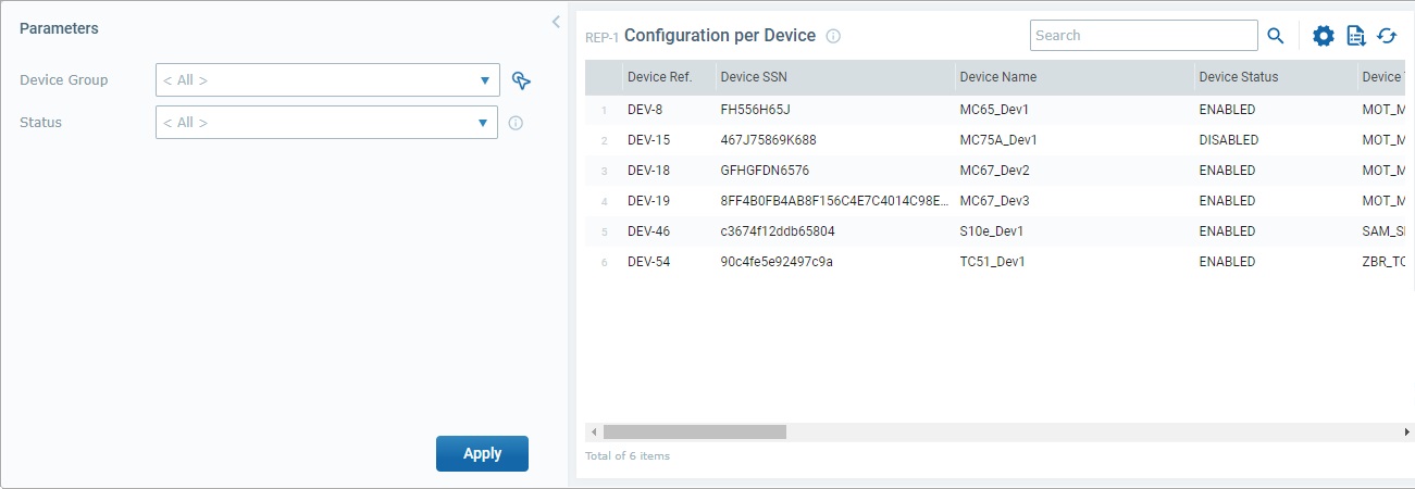 Reports Parameters_Page_Site