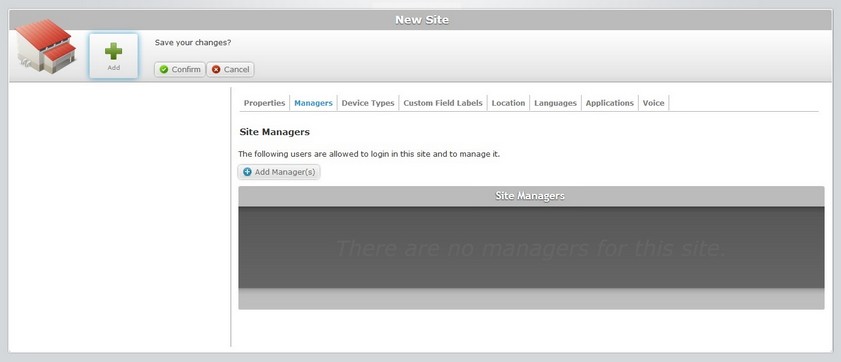 Add New Site Managers Tab Edit