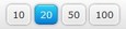 display items per page button